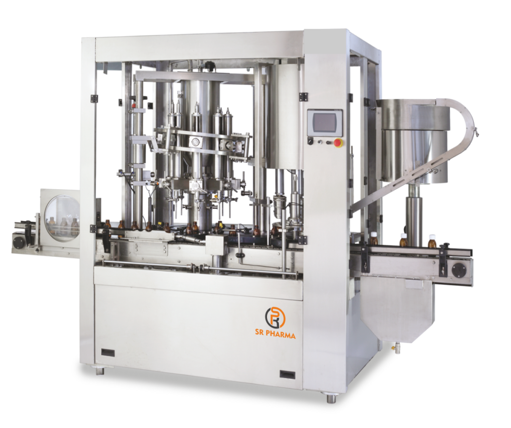 MÁQUINA AUTOMÁTICA DE SELLADO Y LLENADO DE PISTÓN ROTATIVO