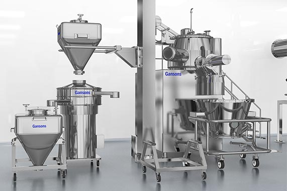 The Ganson Farmacéutica Integrado Granulación Línea